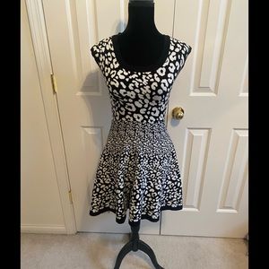 Candie’s Cheetah fit and flare dress size medium